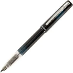 Platinum Prefounte Fountain Pen, Graphite Blue