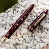 Tibaldi Bononia Limited Edition Vintage Pomegranate Fountain Pen, 18k Nib -Pineider shop pom1 scaled