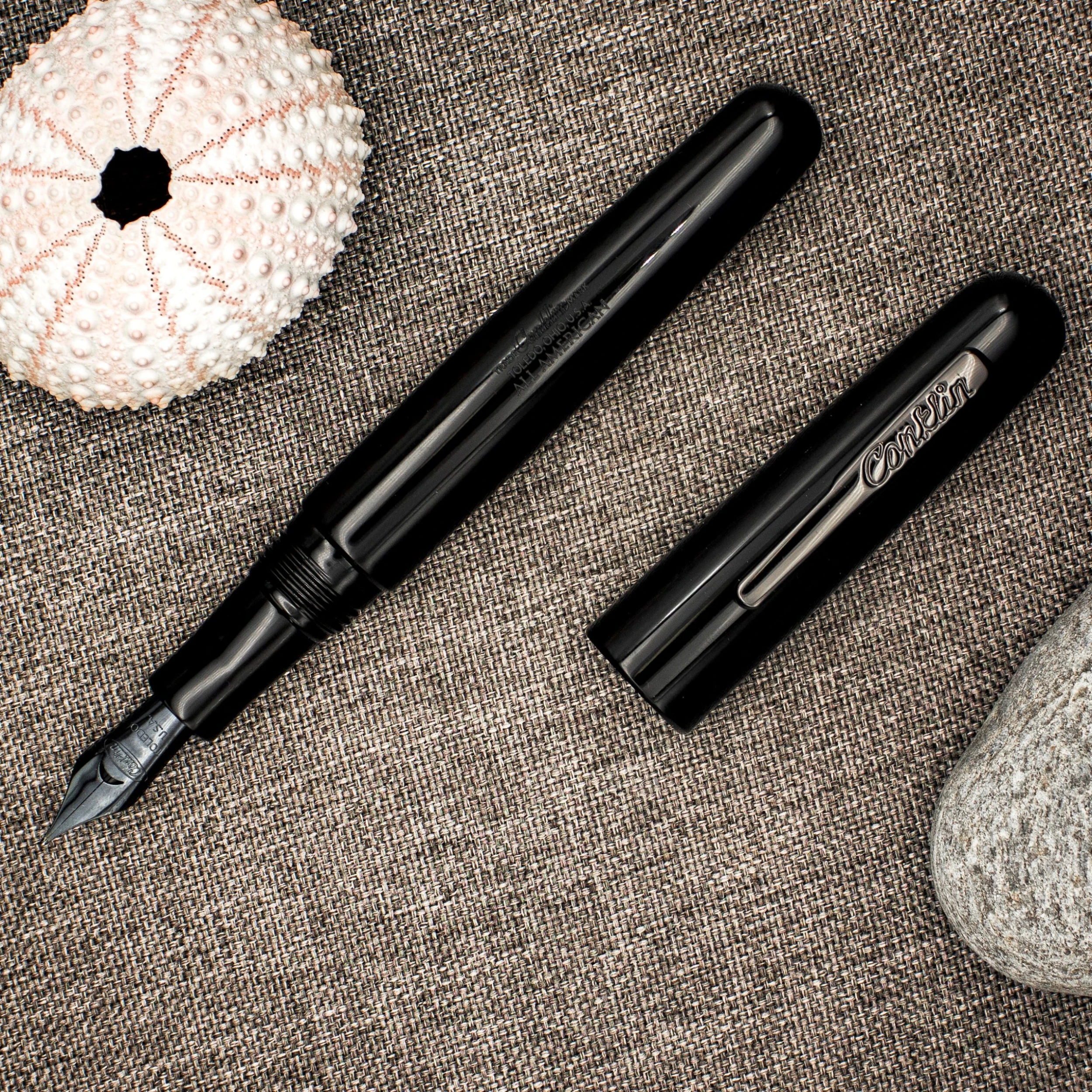 Conklin All American Fountain Pen, Raven Black 3 Conklin All American Fountain Pen, Raven Black