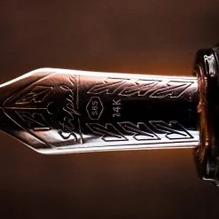 Stipula Limited Edition Facetted Fountain Pen, Wild Honey, 14K Gold Nib 7 Stipula Limited Edition Facetted Fountain Pen, Wild Honey, 14K Gold Nib -Pineider shop st3