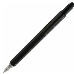 Monteverde 9 In 1 One Touch Tool Fountain Pen & Stylus, Black, Medium