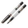 TWSBI Diamond 580 Rose Gold II Fountain Pen, Black -Pineider shop twsbi 580 smoke rg ii fountain pen vulpen 1100x1100 1