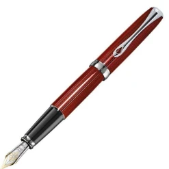 Diplomat Excellence A2 Fountain Pen, 14K Gold Nib, Magma Red