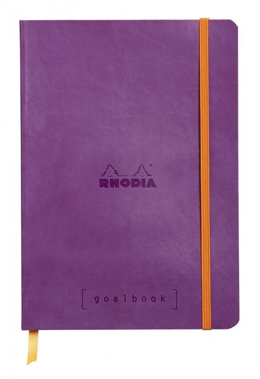 Rhodia Goalbook Journal, Dot Grid Paper, A5 Size, Purple 3 Rhodia Goalbook Journal, Dot Grid Paper, A5 Size, Purple