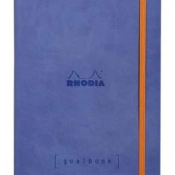 Rhodia Goalbook Journal, Dot Grid Paper, A5 Size, Sapphire